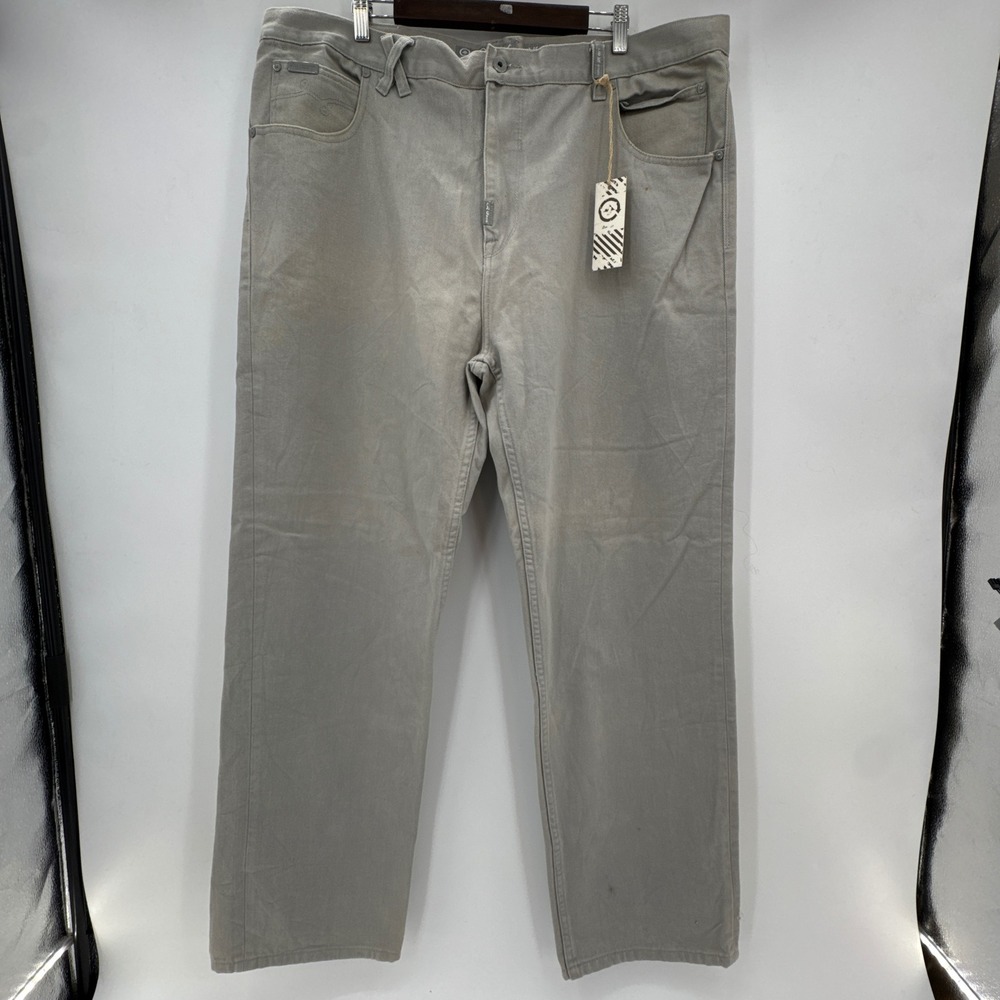 LRG Tektonic Mens 42 Grey Cotton Twill Pants‎ L08217C47 Streetwear
